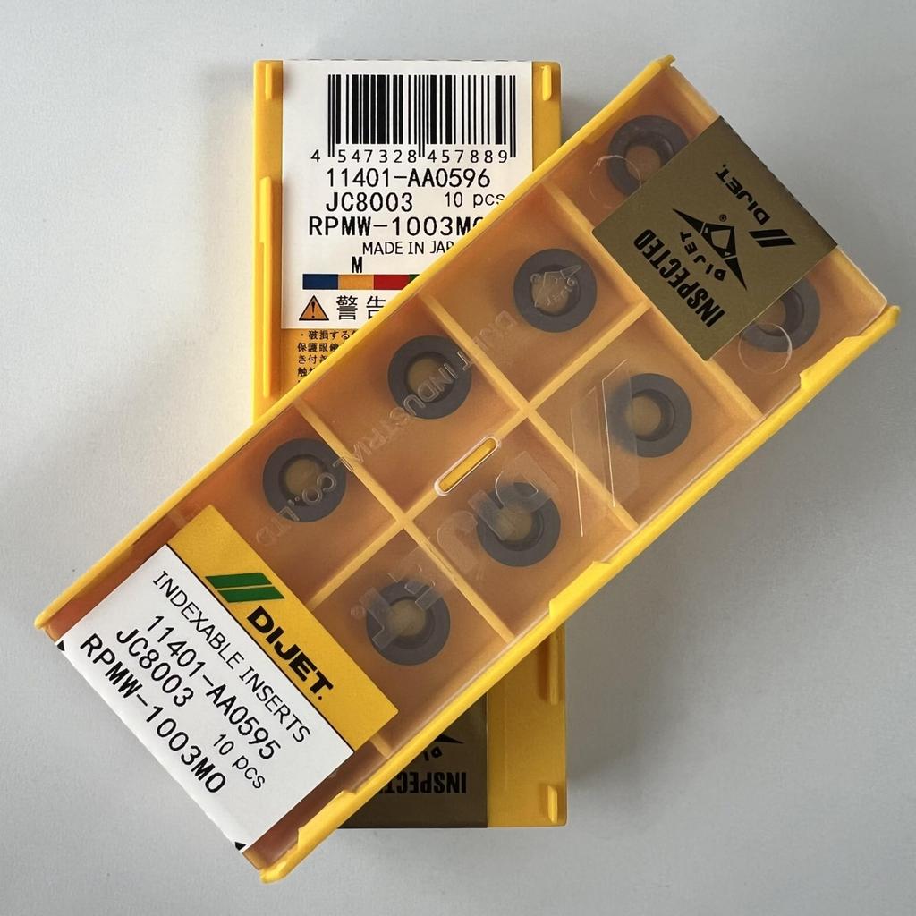 RPMW-1003MO JC8003 / Industrial indexable carbide inserts 10 Pcs