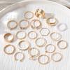 Party Versatile 23 Pieces Set Ring 2023 Vintage Hollow-out Ring Luxury Butterfly Flower Ring Star Simple Jewelry Accessories Ring Love Women