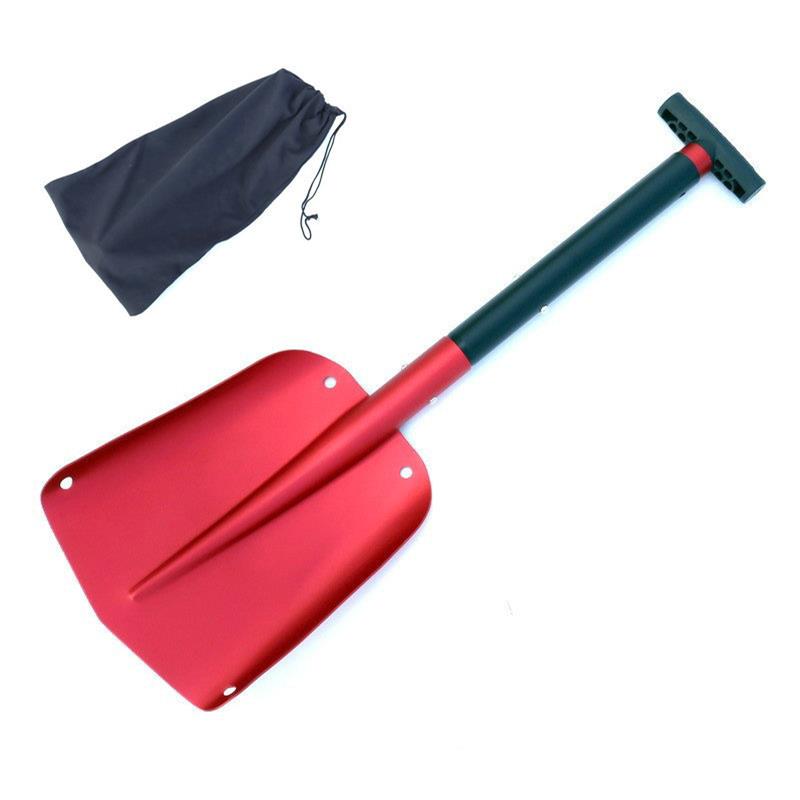 Aluminiumlegierung Schaufel Auto Offroad Kleine Schaufel Outdoor Faltbare Schneeschaufel Reise Werkzeuge Auto Mit
