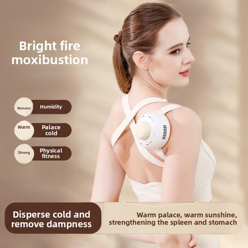 Smokeless Moxibustion Jar Portable Moxa Box For Home Use, Abdominal Navel Therapy, Cold Uterus Relief, Yang Support, Full-Body