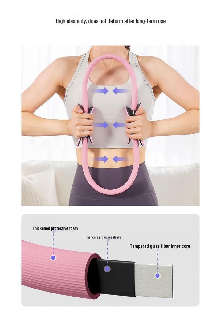 Pilates & Yoga Resistance Band Ring - Thigh Muscle Trainer for Women