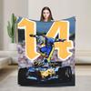 Fernandos Alonsos Racing Blanket Print Plush Throw Blanket For Couch Chair Sofa Bed Airplane Travel Flannel Bedspread Bed Cover