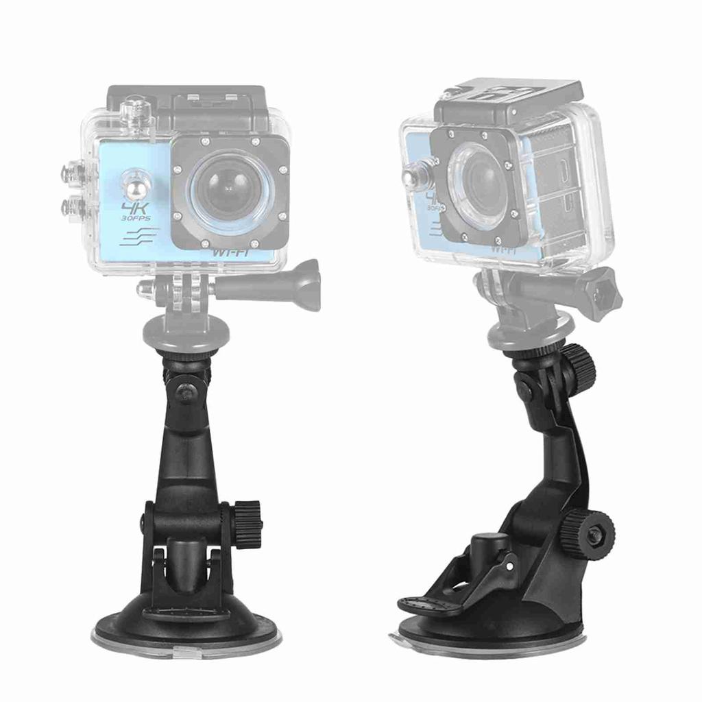 Action Camera Accessories Car Suction Cup Mount + Tripod Adapter for   7 6 5 4   YI