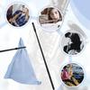 Instrument Hygiene Set Double ABS Cleaning Rods with High Absorbency Polishing Cloths Polishing Accessories for Flutes