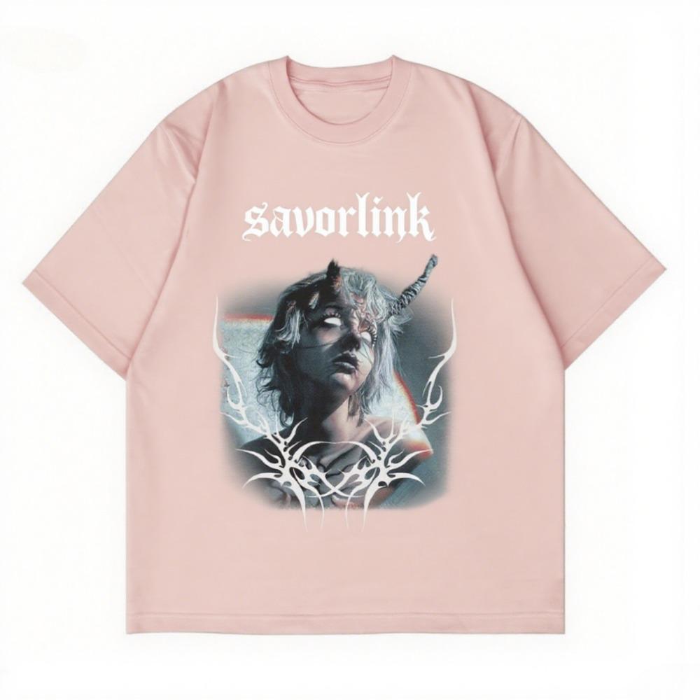 Leisure Street Daily Style Comfortable Short-sleeved and Couples High-quality Fashion Best-selling Light Cotton Printed T-shirts