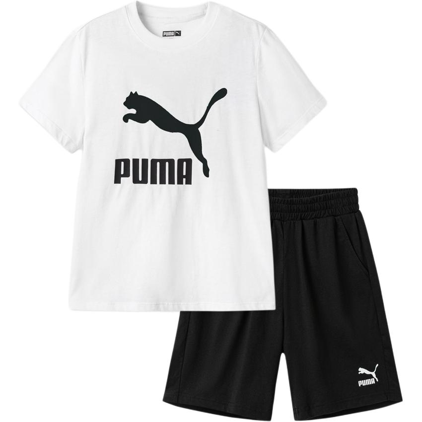 PUMA Casual Sportswear White Black Teenagers 353924119201-00319 165