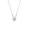 Elegant Pink Shell Four-Leaf Clover Necklace for Women - Versatile, Luxurious Clavicle Chain