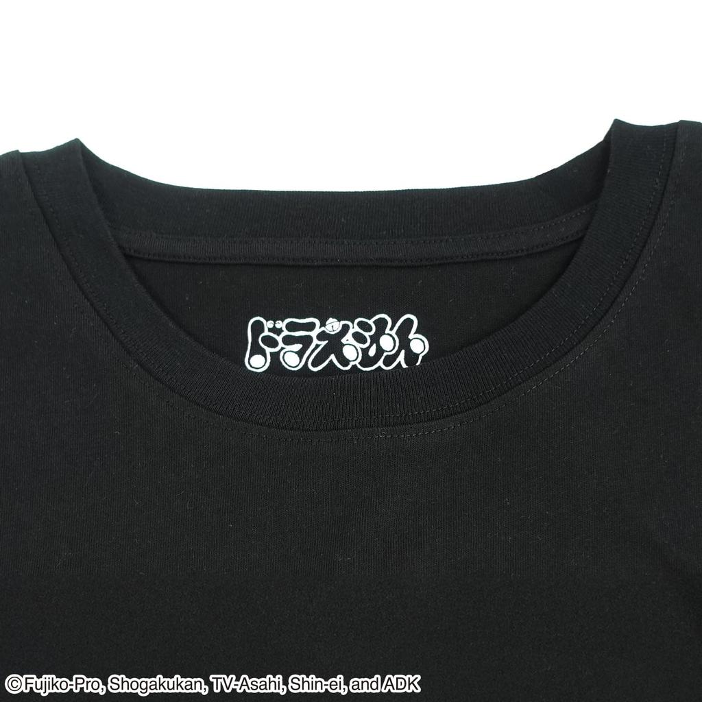 Fineplus Doraemon Logo Short Sleeve T-Shirt, Simple Character Merchandise