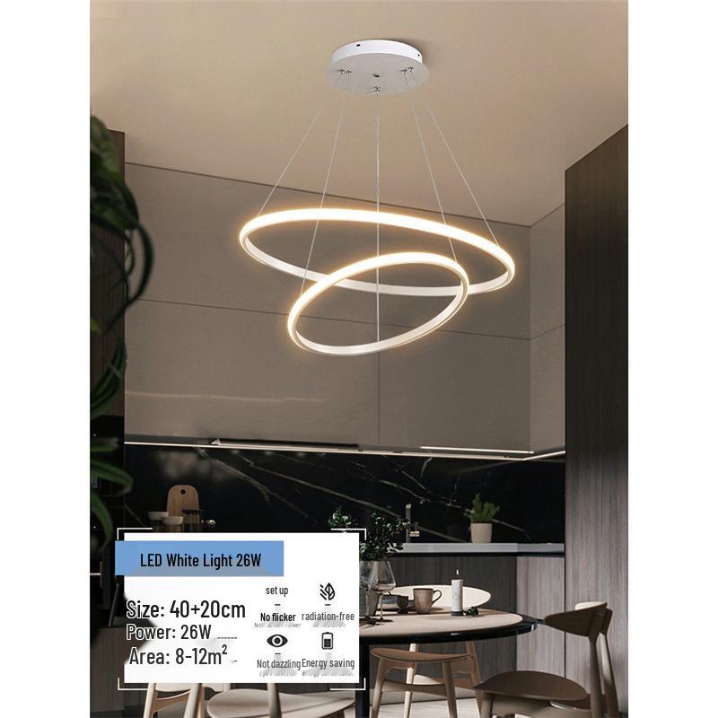 

Nordic Modern Minimalist Chandelier: Bedroom, Living Room & Restaurant Lighting Solution Standard