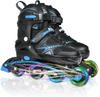 CCYCCL Inline Skates, Inline Shoes, Roller Skates, Rollerblades, Roller Skates for Kids, Adults, and Juniors, Girls, Boys, Beginners, Adjustable Size,