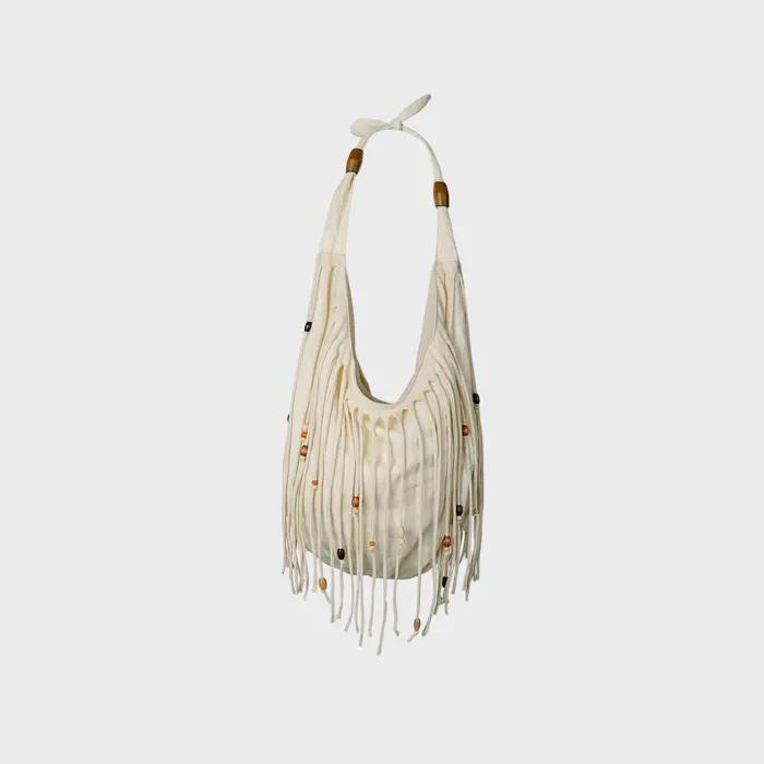 Shaggy Fringe Market Bag Raw
