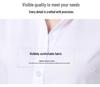 2025 Spring/Autumn Women's Trendy Mid-Length Slim Fit White Shirt, Korean Style