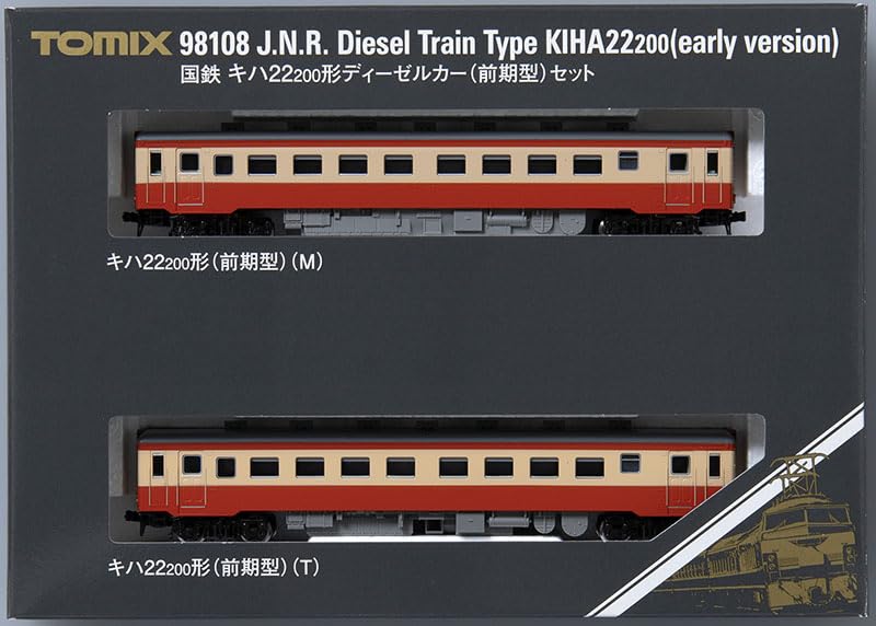 TOMYTEC TOMIX N Gauge JNR Kiha 22 200 Type Early Model Set 98108 Railway Model Diesel Car