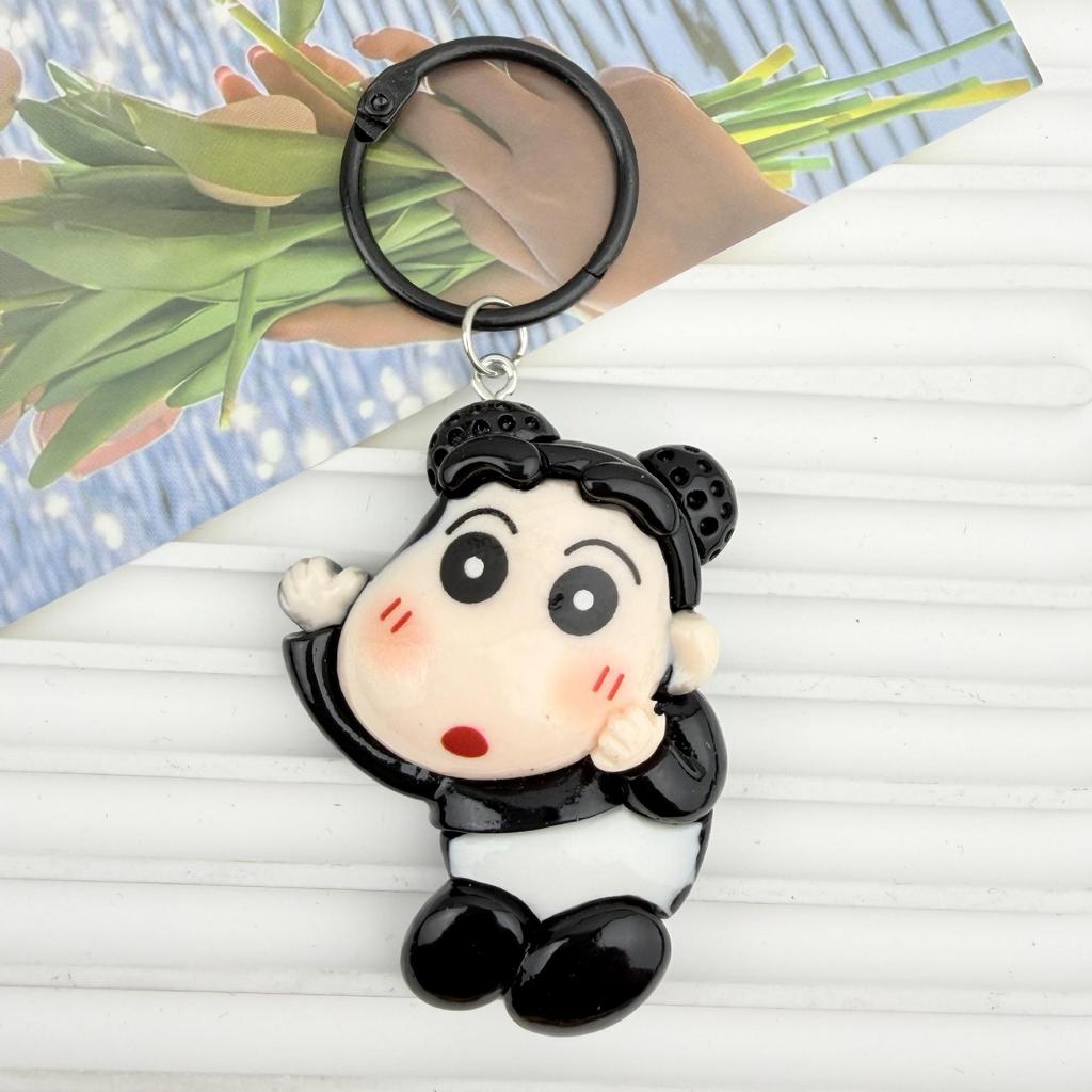 Crayon Shin-chan Heart Pendant Keychain - Cute Gift for Friends