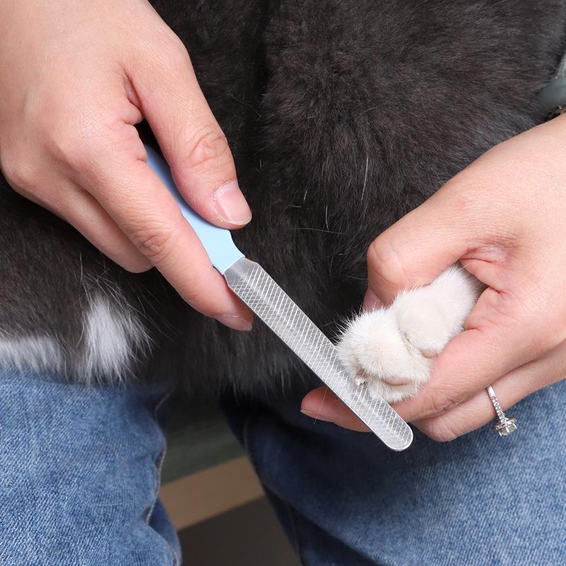 Pet Nail Clippers with Alloy Blades and Rabbit Ear Handle for Cats and Dogs