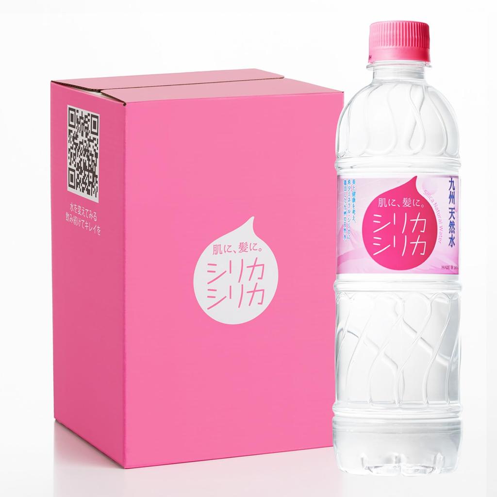 Silica Silica X 24 Natural Water Silica Water No Additives Natural Mineral Water from Kyushu Silica Content or More Oita Kuju Mountains [Official]