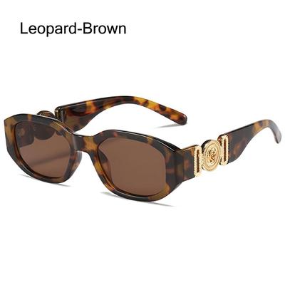 Letnie okulary Y2K Nieregularne okulary z metalowym wzorem róży Vintage odcienie Ochrona UV Kobiety Grube oprawki Okulary