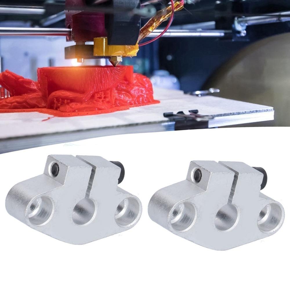 2pcs Rod Clamping Support Linear Shaft Support Horizontal Mount Flange Mount Bracket For 3D Printer