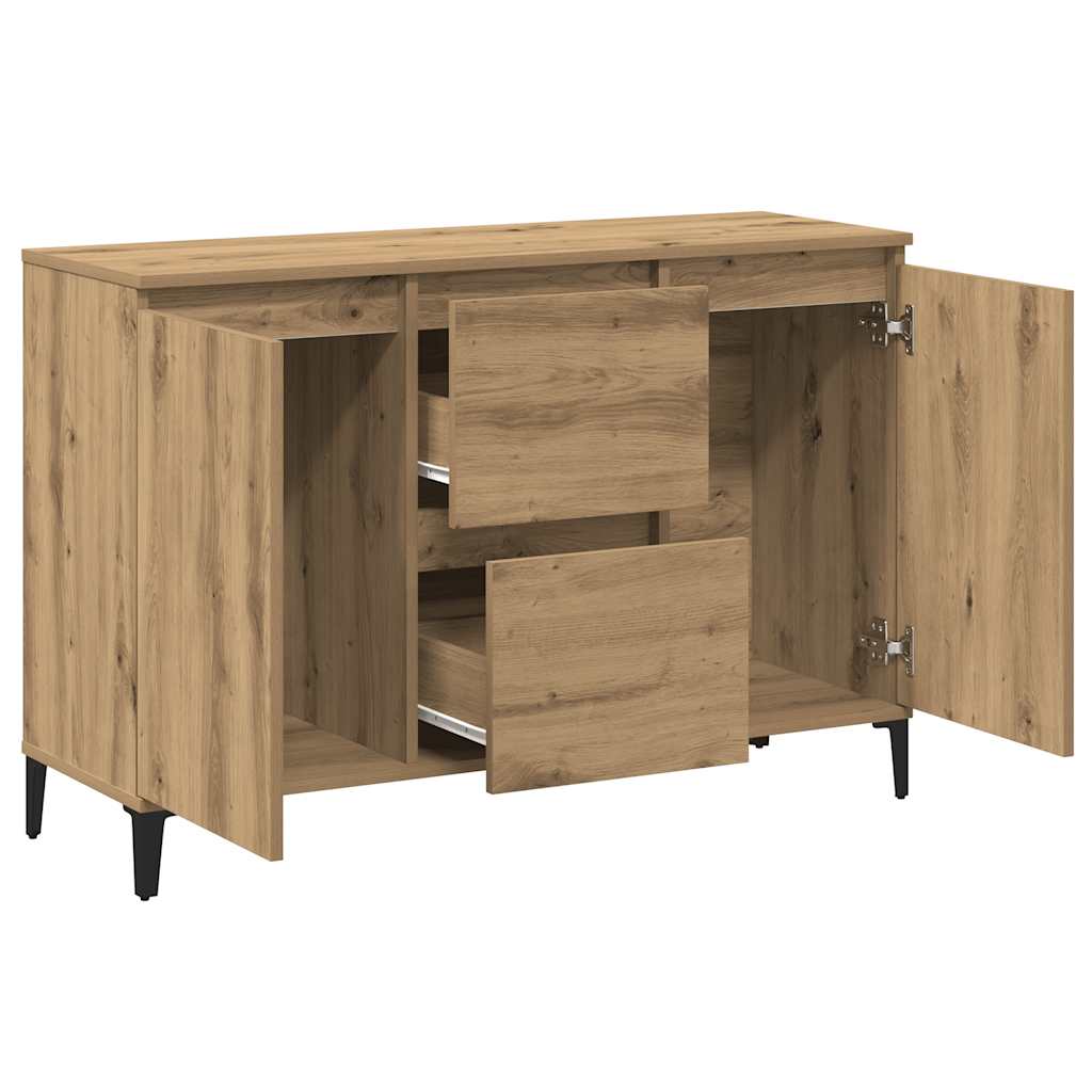 Vidaxl Cabinet, Artisan Oak, 102X35X70 Cm, Wood-Based Material