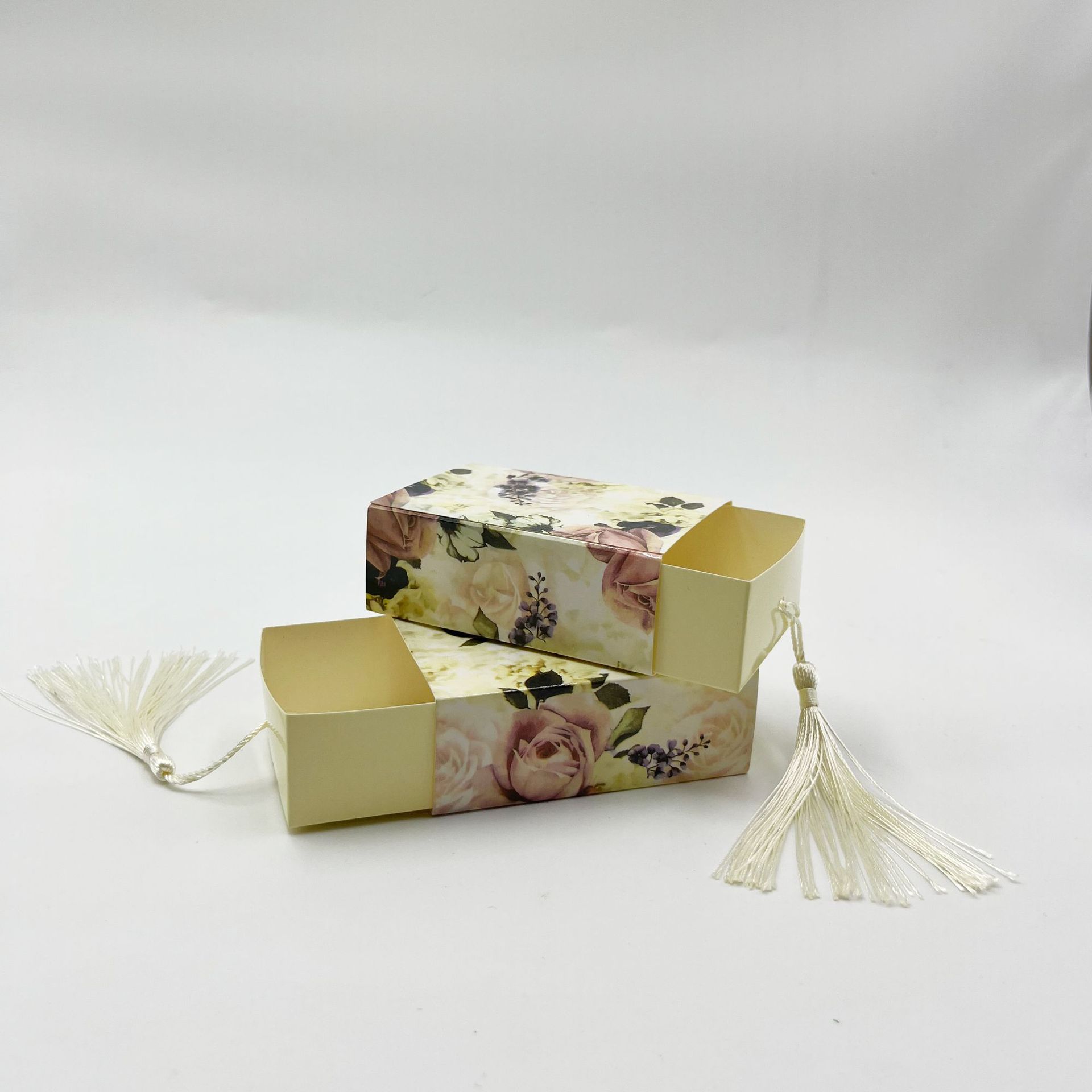 

WTEMPO Foldable Rose Printed Gift Boxes DIY Soap Jewelry Presents Packaging Boxes Ideal for Storing and Gifting Delicate Items 10pcs розовый