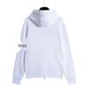 TB Unisex Four-Bar Waffle Knit Zip-Up Hoodie for Autumn/Winter