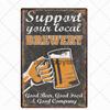 Beer Vintage Metal Tin Signs Bar Poster Pub Club Cafe Wall Decoration Retro Plaque Home Decor 20*30cm