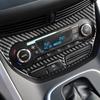 Carbon Fiber For Ford Escape Kuga 2013 2014 2015 2016 Accessories Car Interior Automatic Climate Control Panel Trim Sticker