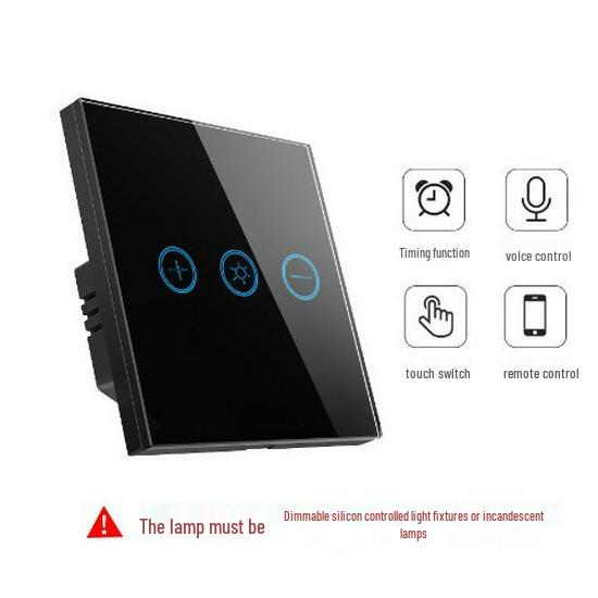 Graffiti WiFi Touch Dimmer Switch with Alexa Voice Control & App Remote Dimming золотой