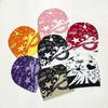 Handmade Crochet Hat Girl Skull Hat Double Side Jacquard Beanies Warm Skull Caps