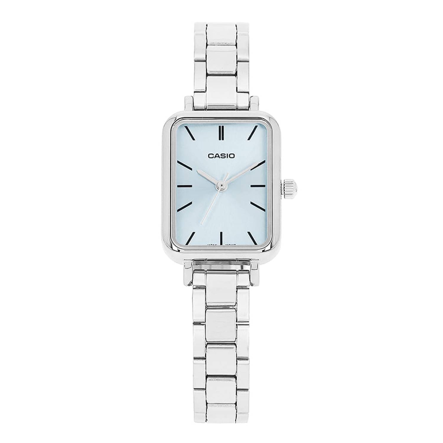 [Casio] LTP-V009D-2EUDF (LTP-V009D-2E) Аналоговые квадратные женские часы из нержавеющей стали