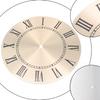 Aluminium Clock Dial Face DIY Flat Profile Gold Background Outside 243MM
