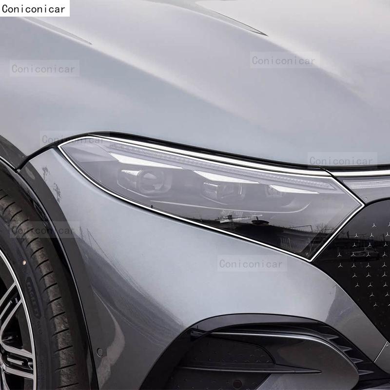 Per Mercedes Benz EQS SUV -2024 Accessori Pellicola Protettiva Trasparente in TPU per Lampada Frontale Antigraffio per Esterno Auto