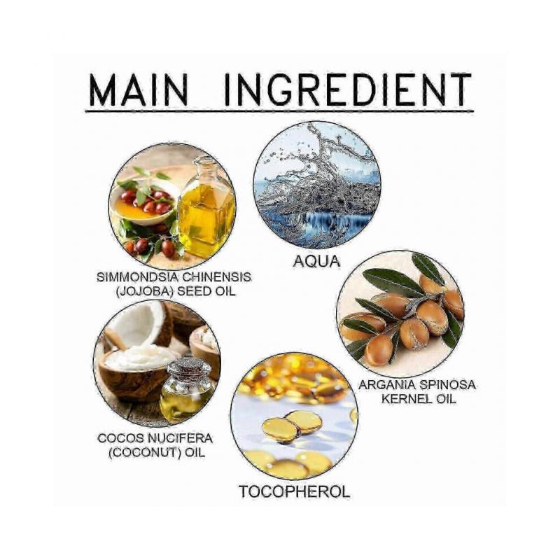 Moroccan Hydrating Styling Cream, Finalize The Lustre Hair Moisturizing Smooth Short-Tempered Fluffy Elastin