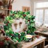 Xmas Tree Hanging Pendants Acrylic Christmas Garland Pendant, Double-sided Wreath Ornament, Lightweight Winter Holiday Party Supplies Decor