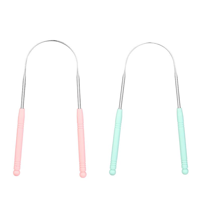 Stainless Steel U-shaped Tongue Scraper and Cleaner