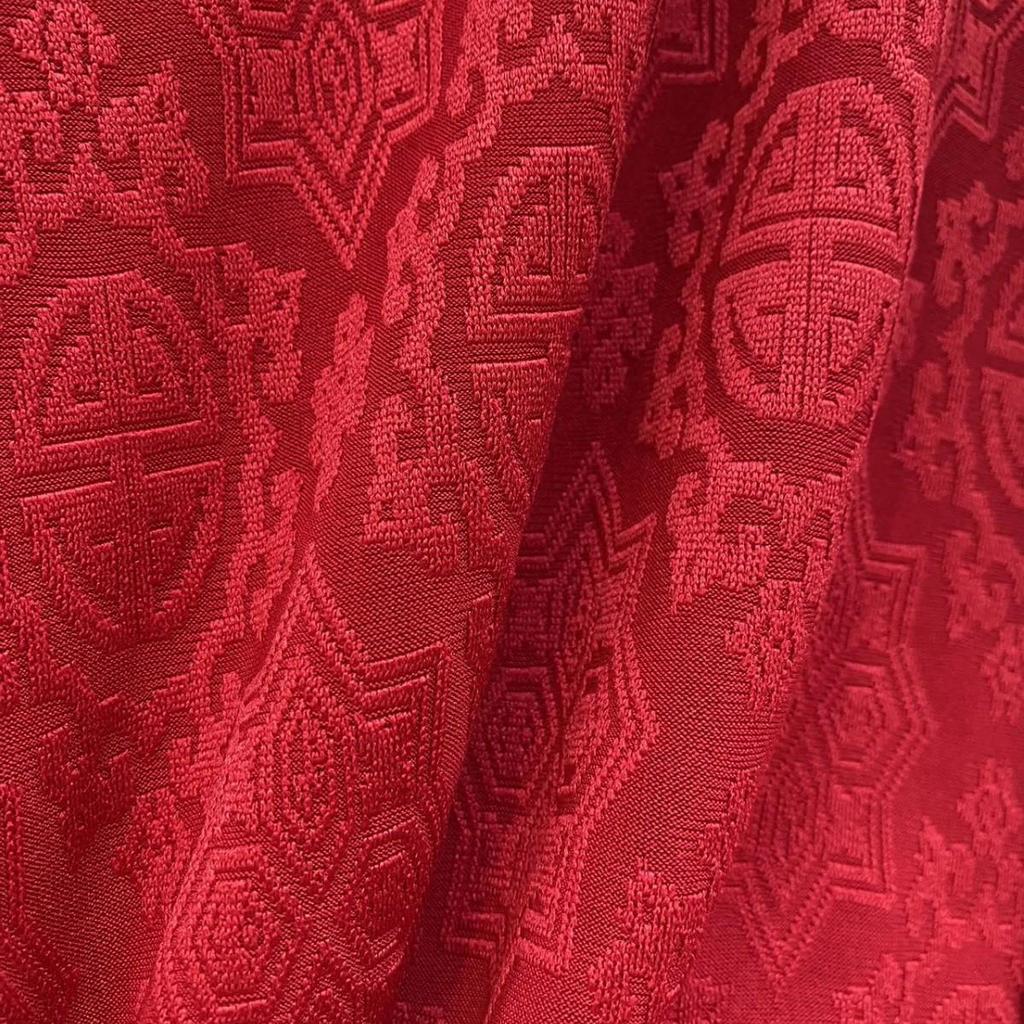 220g Three-Dimensional Retro Drape Jacquard Fabric - Chinese Trend Style