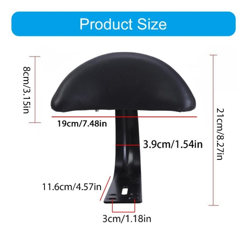 Electric Bike Back Seats Bike Backrest Bicycles Metal Children Backseat Family Cycling Accessories