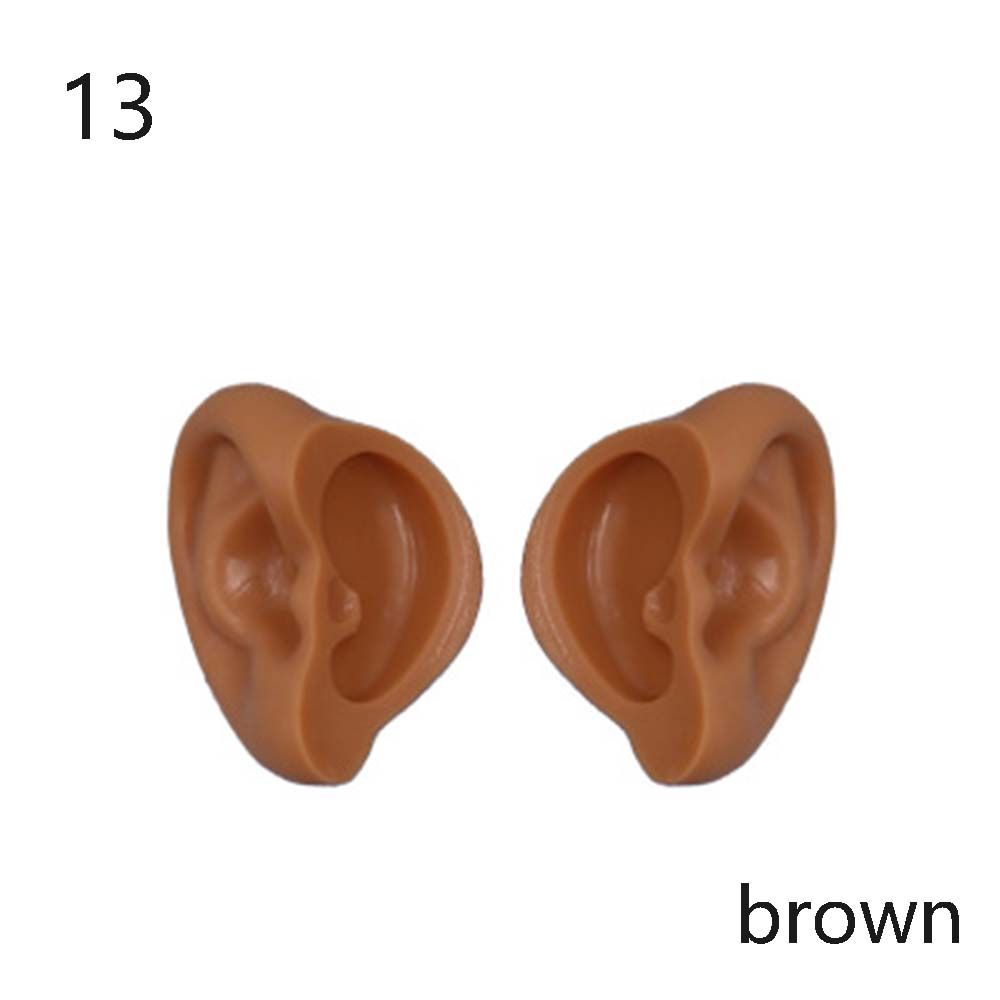 

Natural Artificial Elf Doll Toys Dolls Accessories Ears 13 коричневий