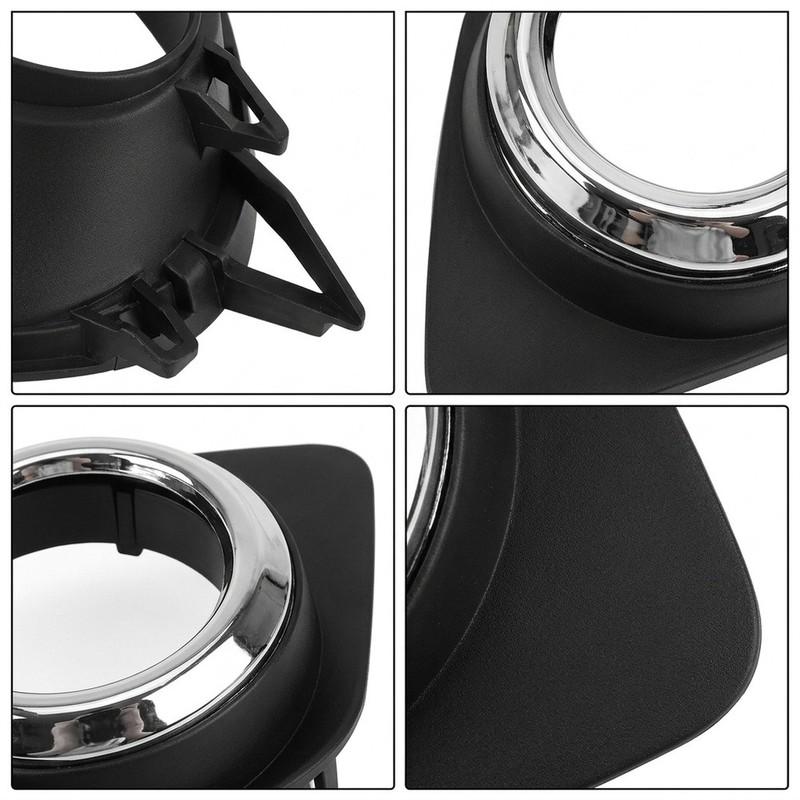 ABS Front Pair Fog Light Cover for Toyota For RAV4 2009 to 2012 Bumper Mounting Replacement Part 5212842060 5212742060