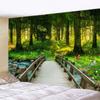 Forest Animals Garden Trees Scenery Tapestry Wall Background Decoration Hanging Cloth Room Living Room Home Decoration