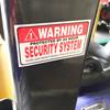 Sports mind Anti-theft Security Security Sticker Seal WARNING Car Bicycle