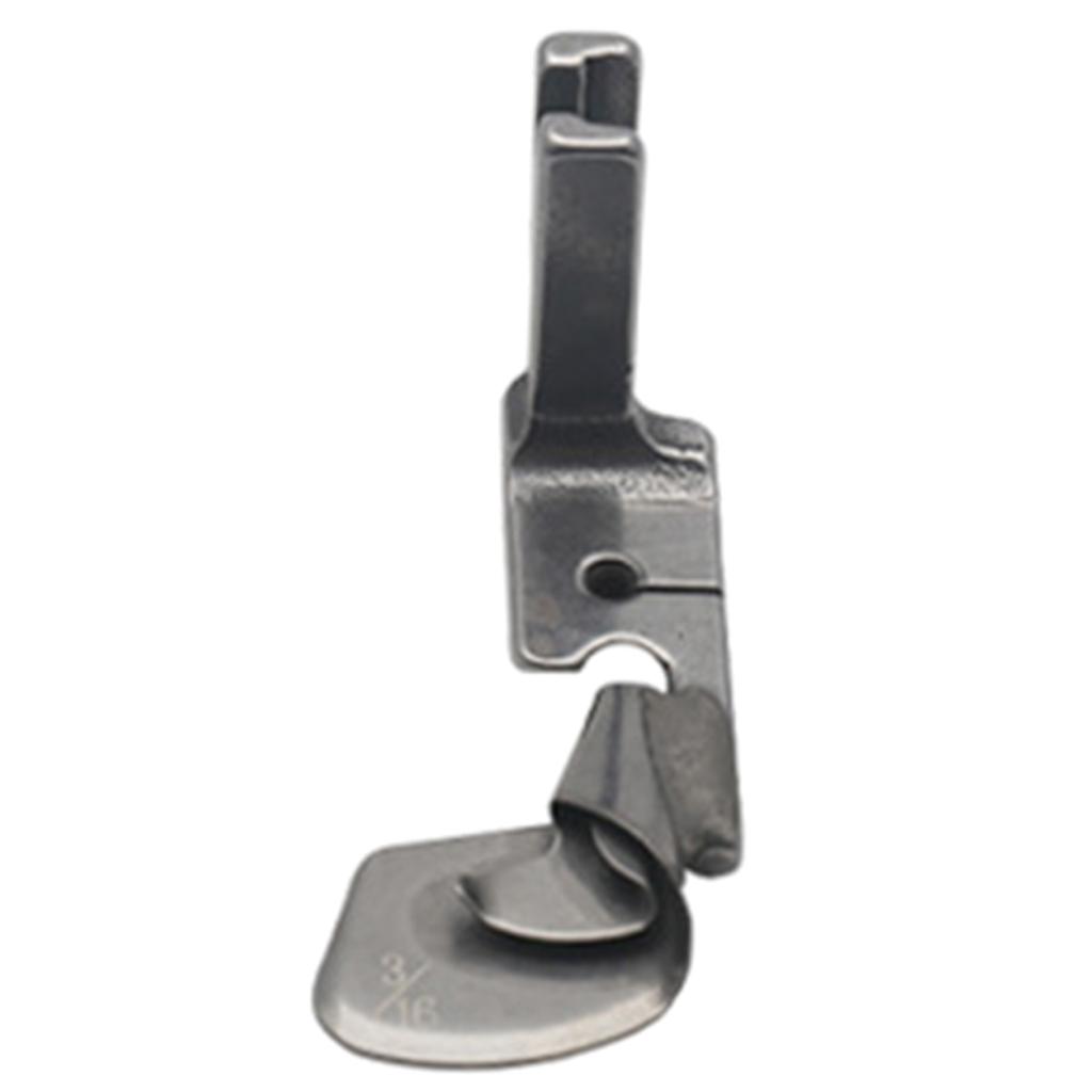 Industrial Sewing Machine Curved Hemming Foot Clothing Crimping Presser Foot Hem Pull Tube Presser Foot Assorted Sizes