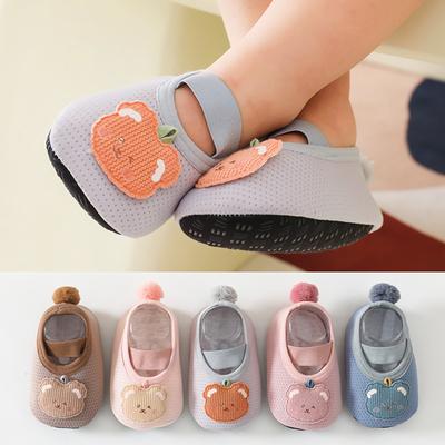 Bebê recém-nascido desenho animado bebê recém-nascido meninas meninos meias antiderrapantes chinelos sapatos botas