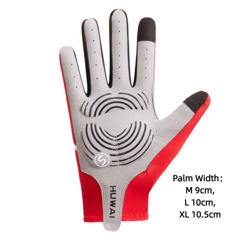 Breathable Long Full Fingers Touch Screen Fitness Gloves New Cycling Gloves  MTB Road Bike
