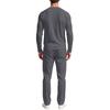Men  Trend  Fashion  Leisure  Round Neck  Button  Upper Garment  Trousers  Set