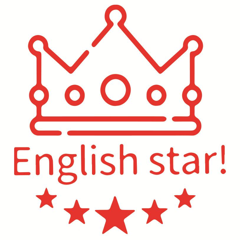 English Comments Photosensitive Seals Preschool Students Primary School Students Encourage Children's Cartoon Gifts