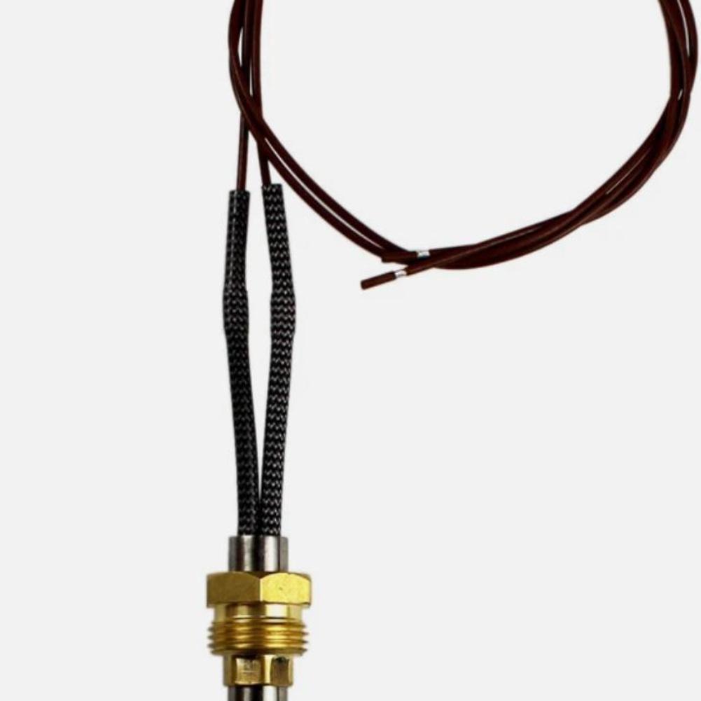 Baston de aprindere pentru cazane Pentru cuptoare pe peleți 300W Oțel inoxidabil 10mm x 160mm cu Cablu rezistent la căldură 350mm