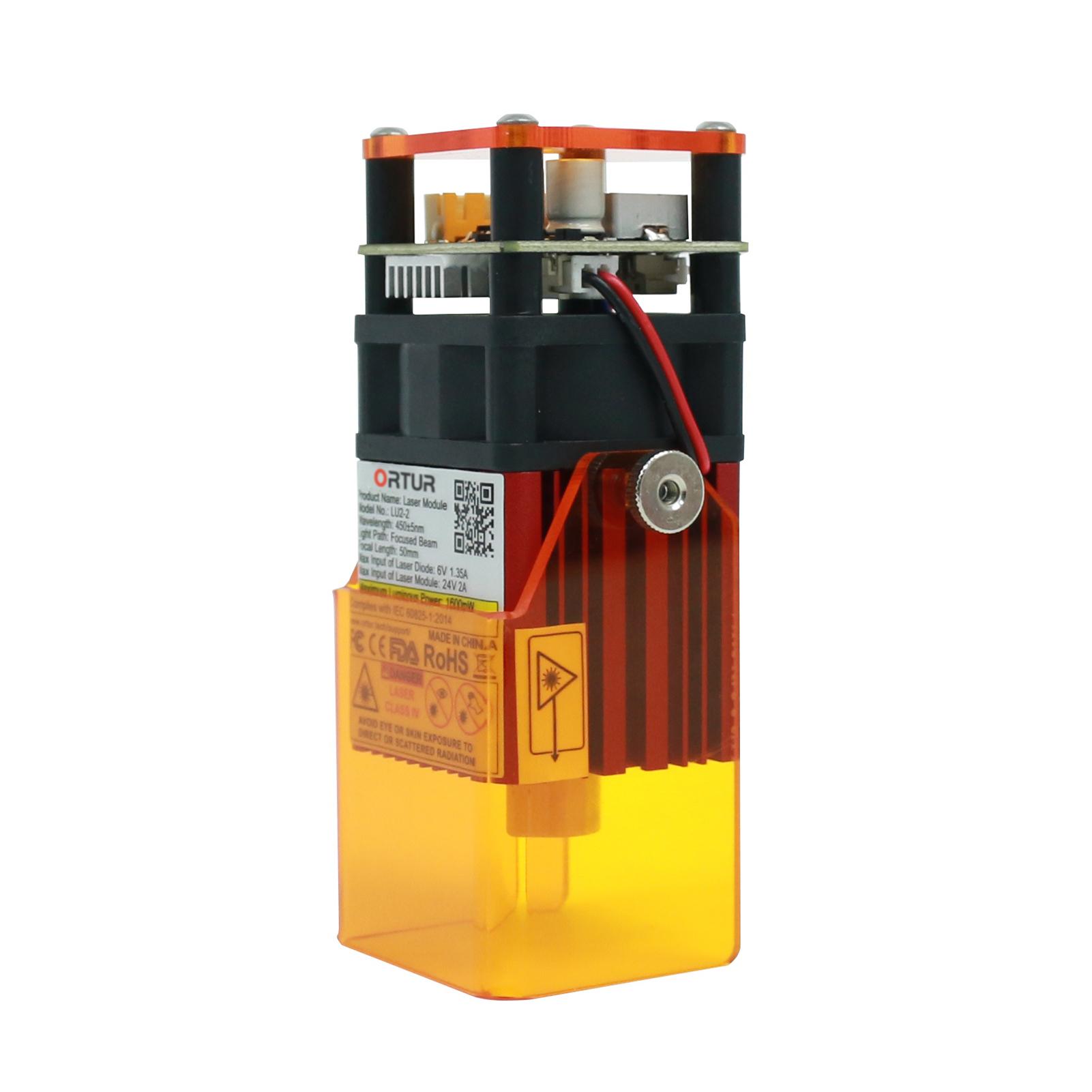 

Гравірувальний лазерний модуль Ortur LU2-10A Ultra-Fine Compressed Spot підходить для Laser Master 2 1.6W