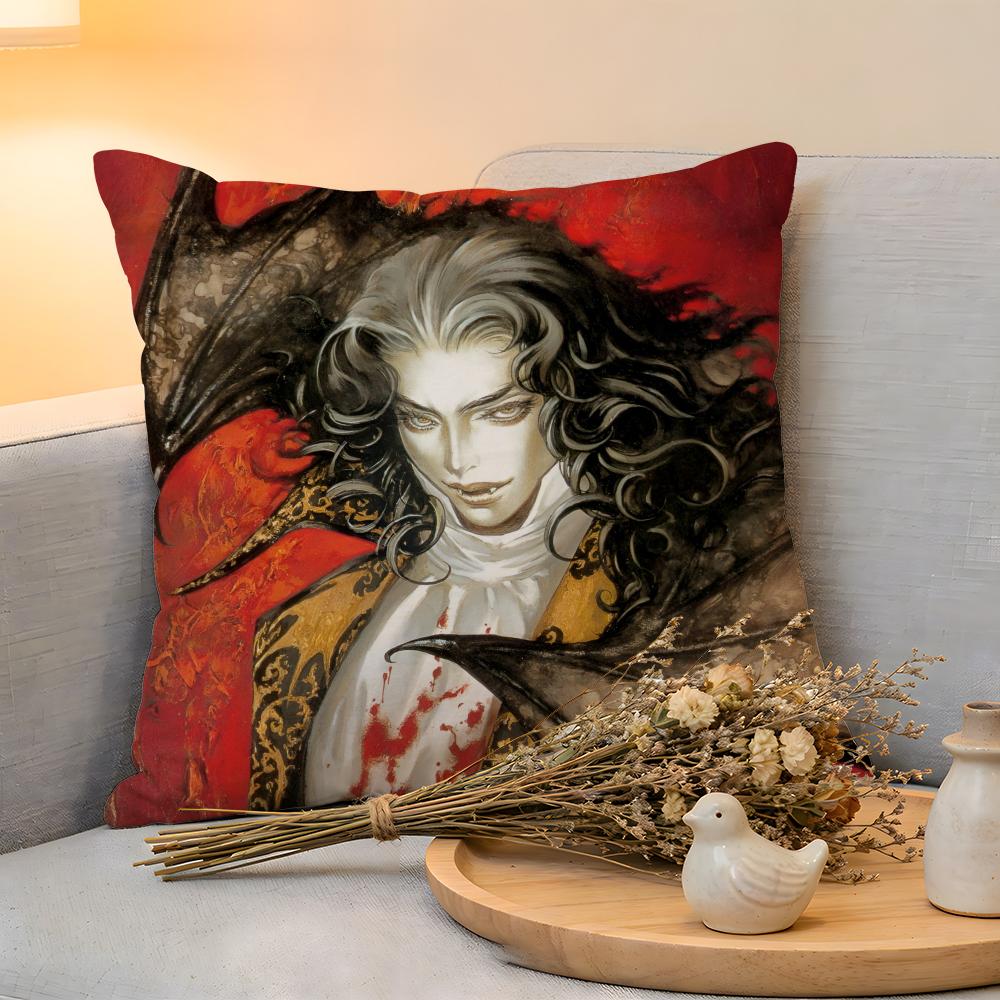 

Cushion Cover Linen SkinFriendly Soft Decorative Case for Sofa Home Decor Hot Games Cool CCastlevaniaS Pillow cover 30x30cm