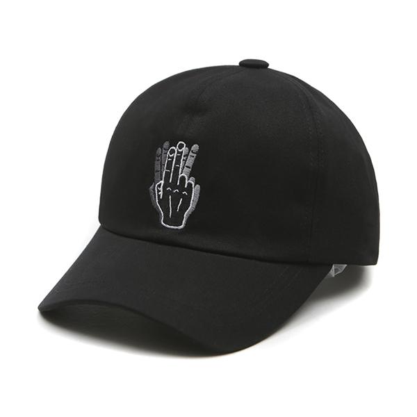 VIBRATE Hand Shake Sign Ball Cap (Black)